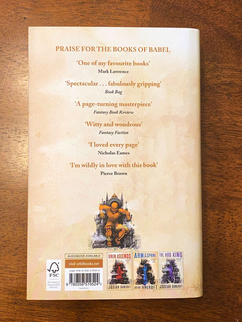 Fall of Babel - Signed 1st edition Hardcover