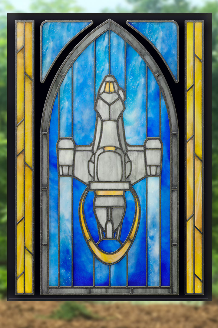 Firefly "Serenity" - Stained Glass window cling