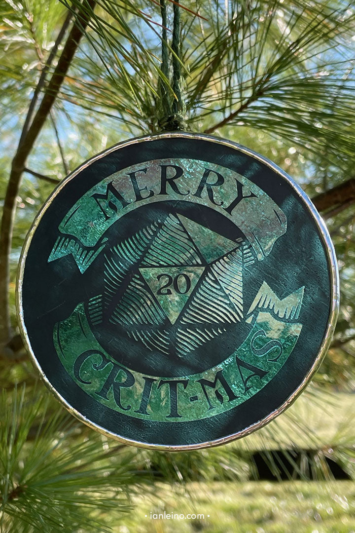 Merry 'Crit-Mas' Ornament