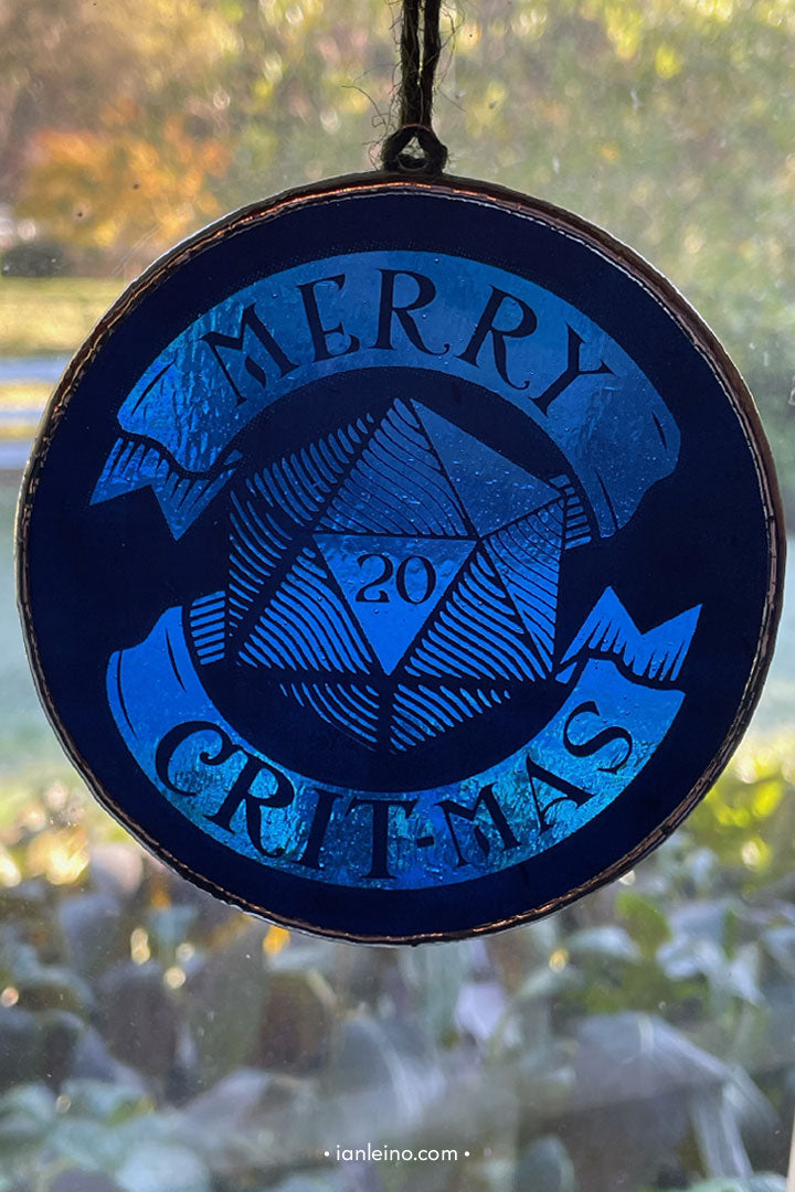 Merry 'Crit-Mas' Ornament