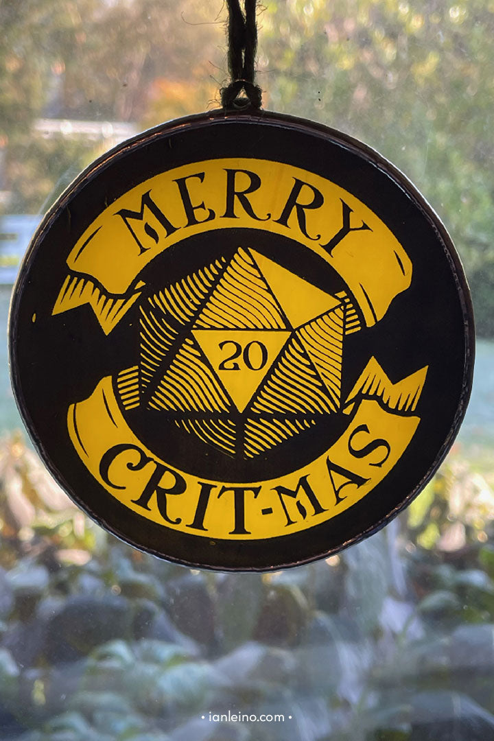 Merry 'Crit-Mas' Ornament