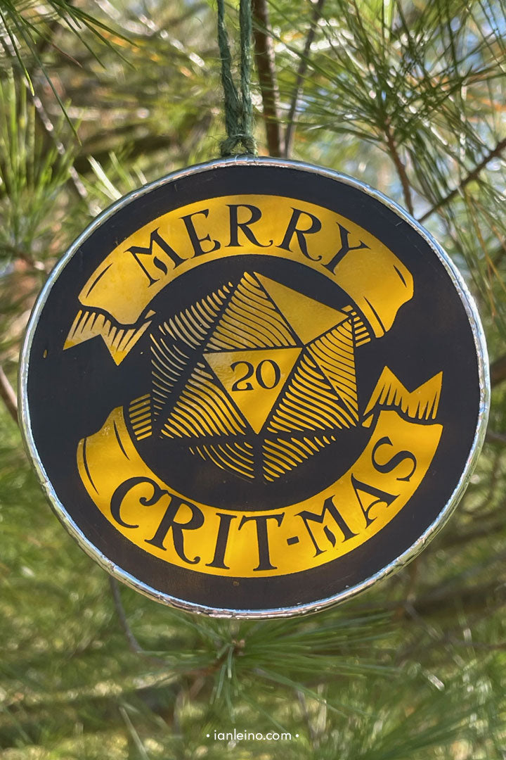 Merry 'Crit-Mas' Ornament