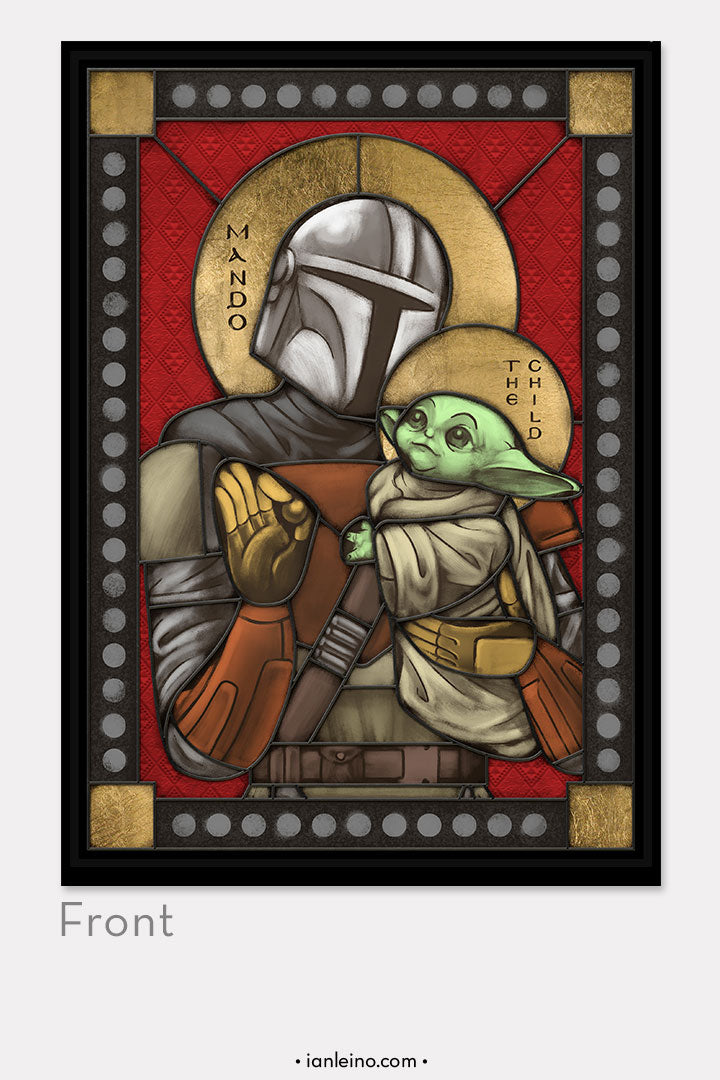 Mando and Child Holiday Cards