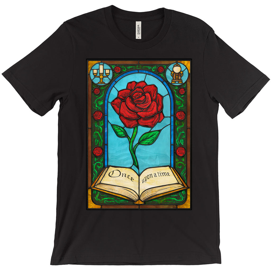 Beauty and the Beast Stained Glass T-Shirt