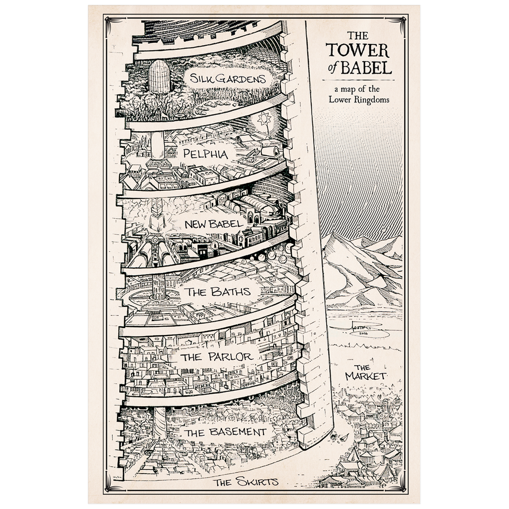 Map of Babel  Book tower, Reading journal, Dark academia literature