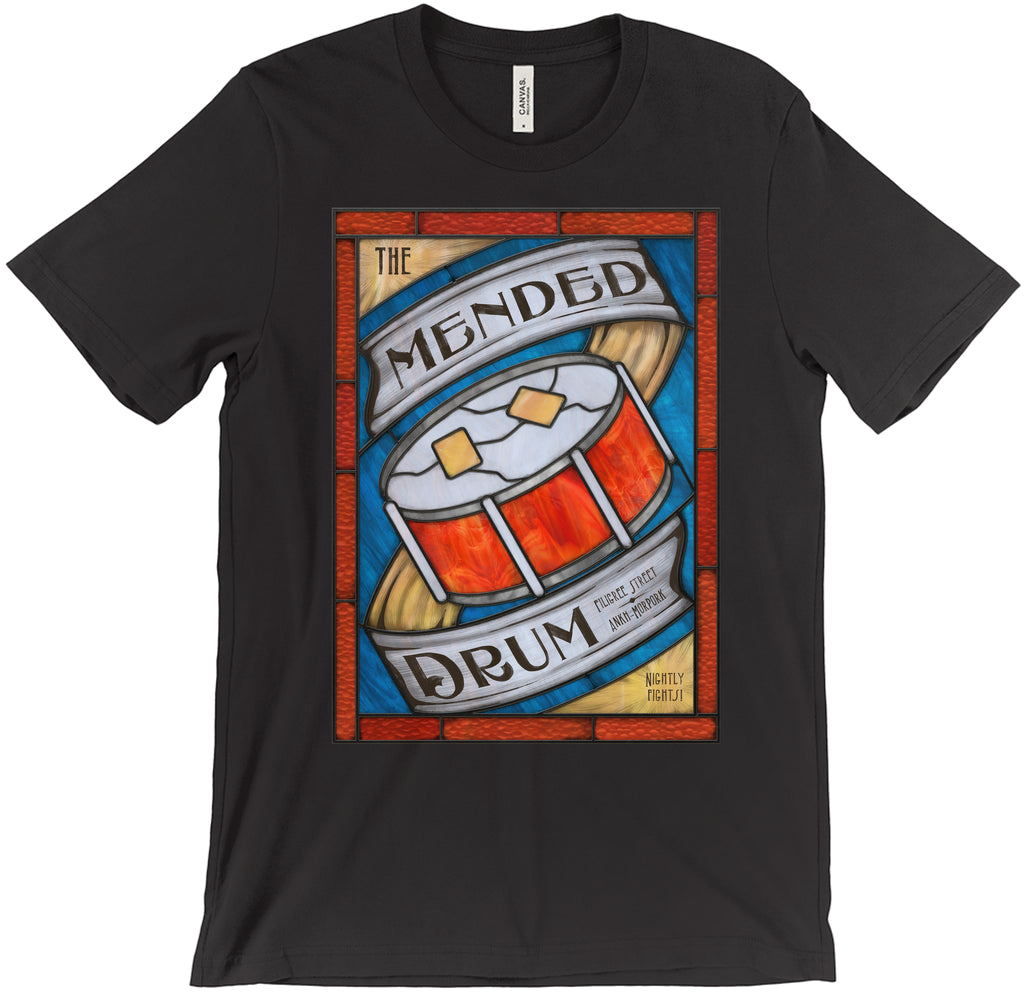 The Mended Drum T-Shirt Men's XS Black