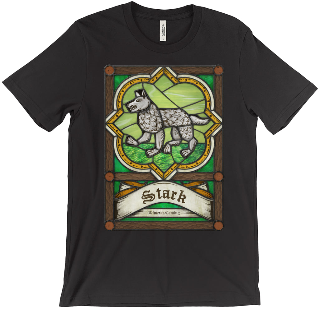 Stark Stained Glass T-Shirt Men's XS Black