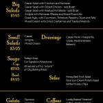 Outdoor Menu