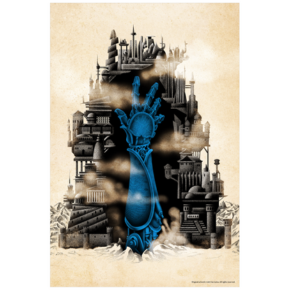 Books of Babel: Arm of the Sphinx Cover - Art prints