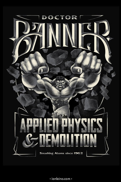 Banner Demolition T-Shirt artwork