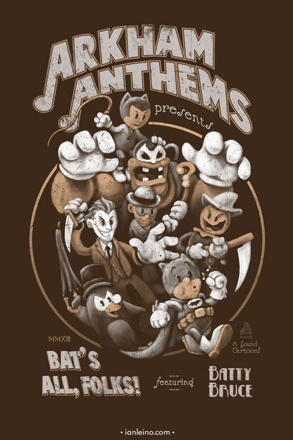 Bat's All, Folks T-Shirt artwork