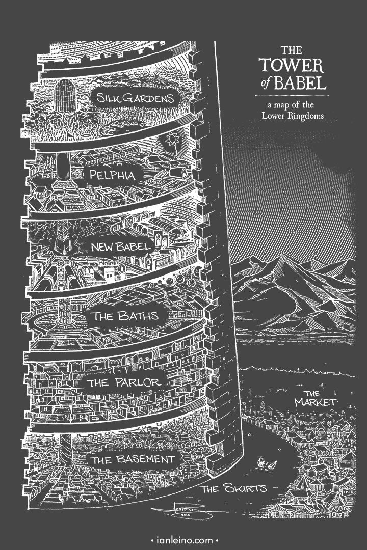 Books of Babel: Senlin Ascends Tower T-Shirt