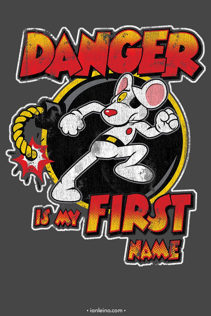 Danger is my First Name T-Shirt artwork