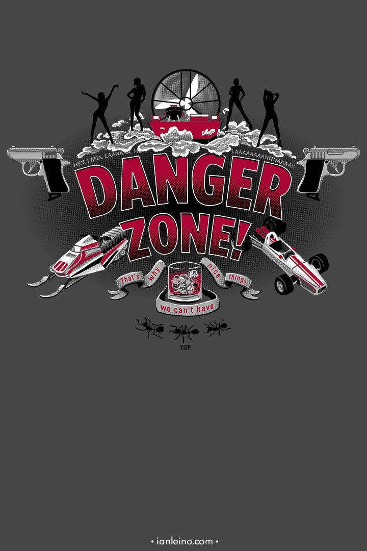 Danger Zone T-Shirt artwork