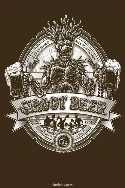 Groot Beer T-Shirt artwork