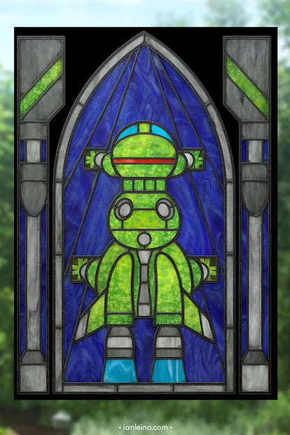 Starbug - Stained Glass window cling