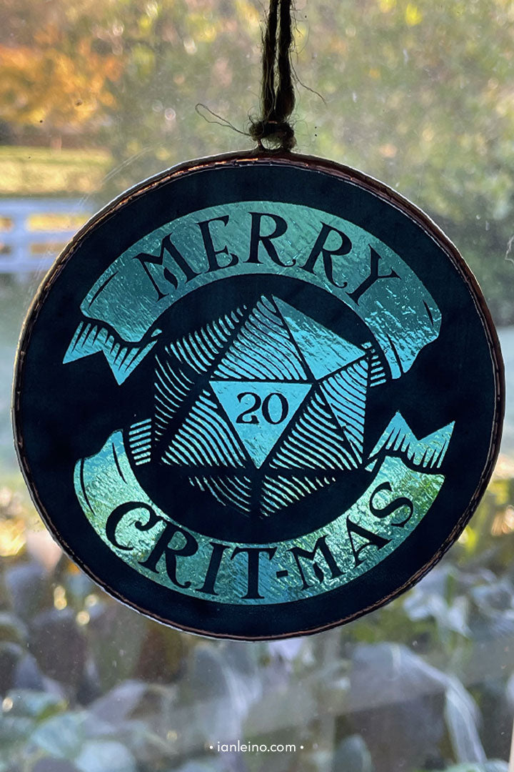 Merry 'Crit-Mas' Ornament