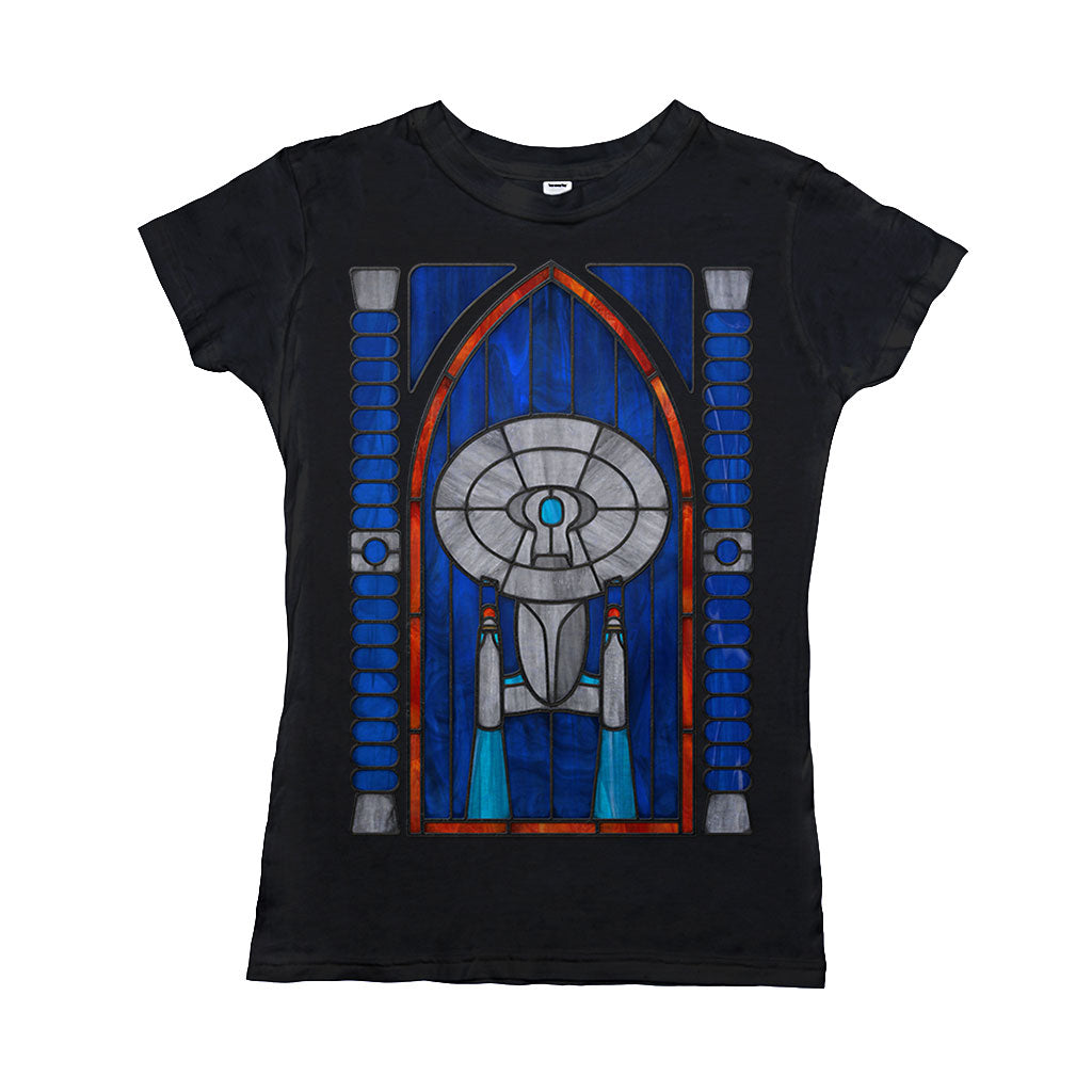 Enterprise D Stained Glass T-Shirt