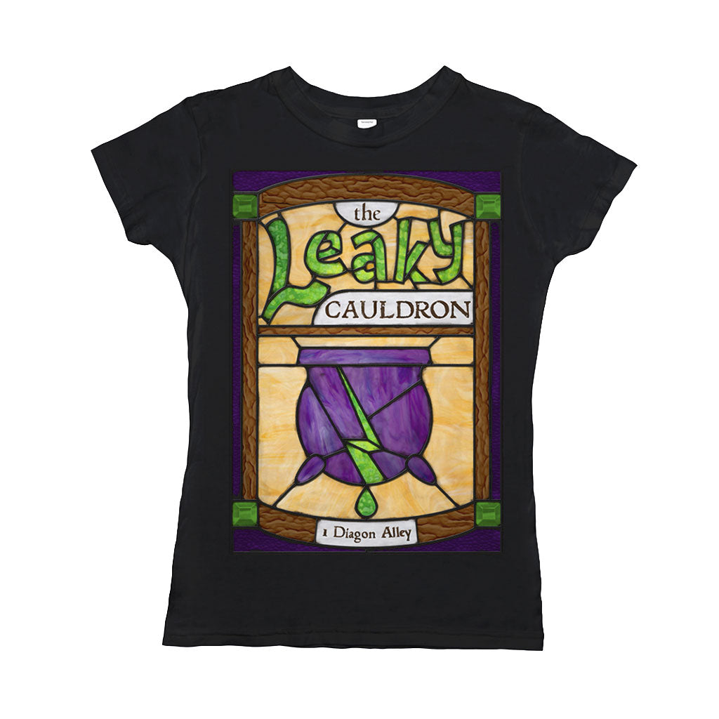 Leaky Cauldron Stained Glass T-Shirt