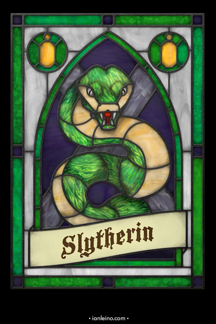 Slytherin Stained Glass T-Shirt