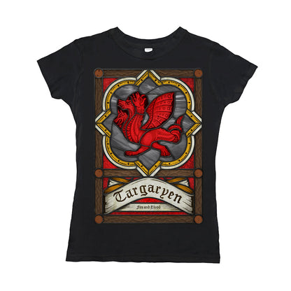Targaryen Stained Glass T-Shirt