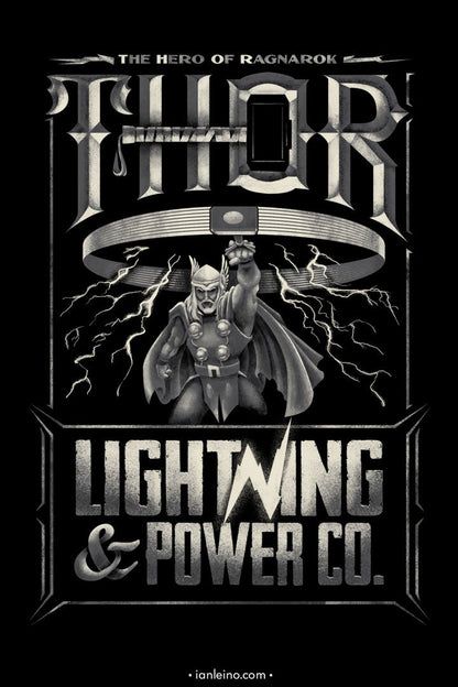 Thor Lightning and Power Co artwork