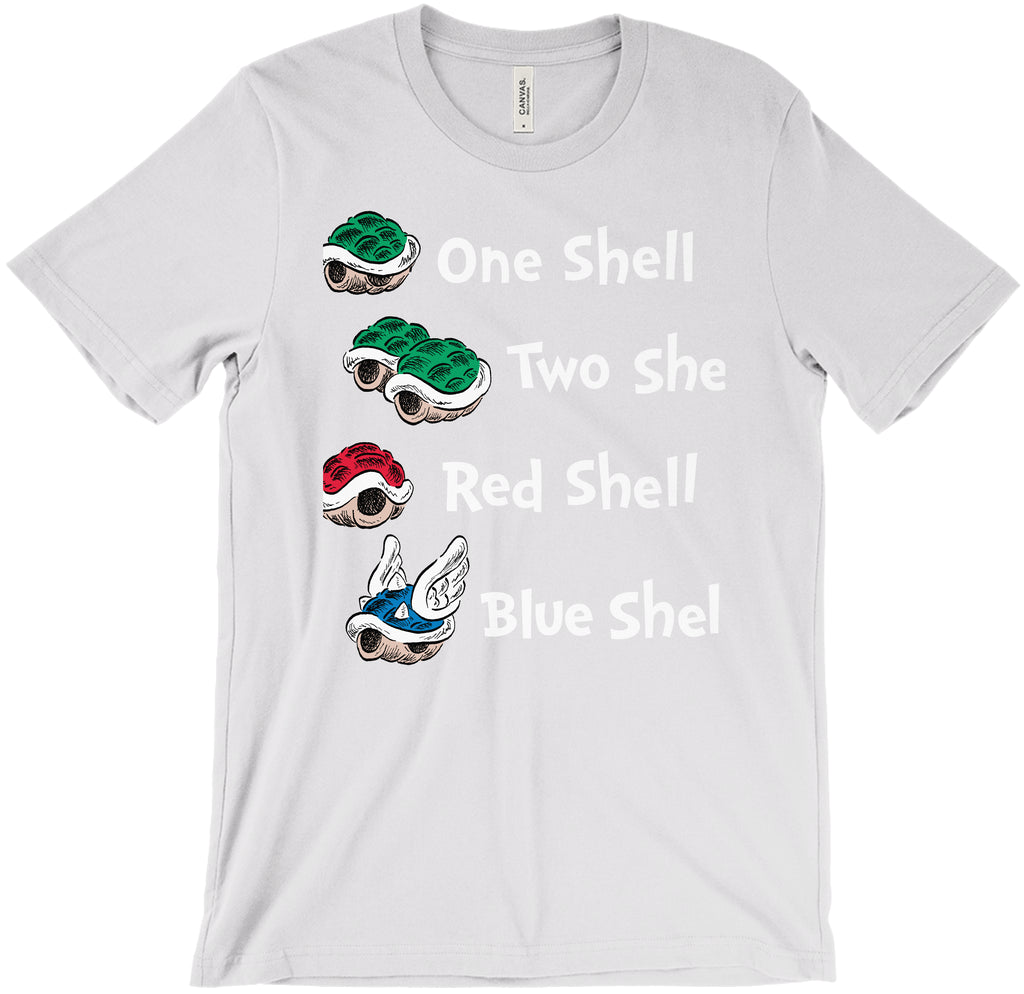 1 Shell 2 Shell T-Shirt Men's XS Silver