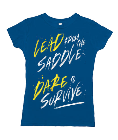 Grey Bastards: Dare to Survive T-Shirt Women's S Turquoise