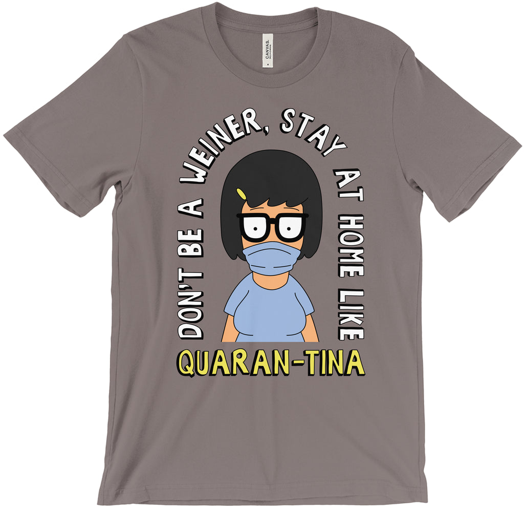 Quaran-Tina T-Shirt Men's XS Asphalt