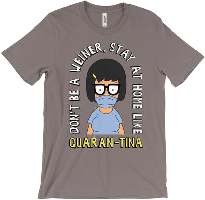 Quaran-Tina T-Shirt Men's XS Asphalt