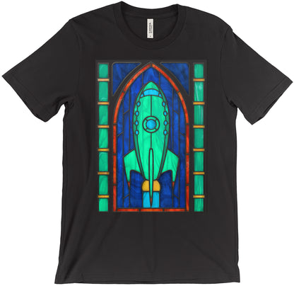 Planet Express Stained Glass T-Shirt Men's XS Black