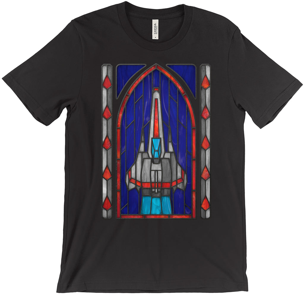 Viper Stained Glass T-Shirt Men's XS Black