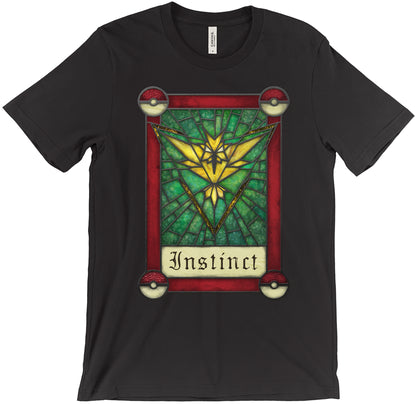 Instinct Stained Glass T-Shirt Men's XS Black